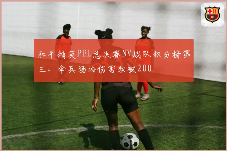 和平精英PEL总决赛NV战队积分榜第三，伞兵场均伤害跌破200