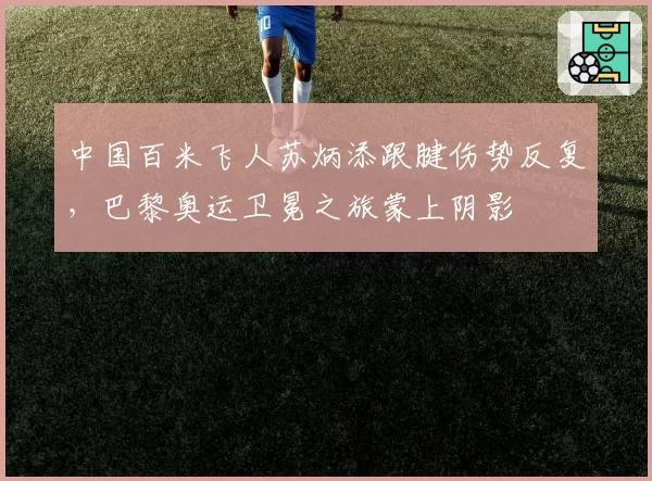 中国百米飞人苏炳添跟腱伤势反复，巴黎奥运卫冕之旅蒙上阴影